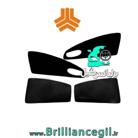 پرده آفتابگیر شیشه بغل پژو 206