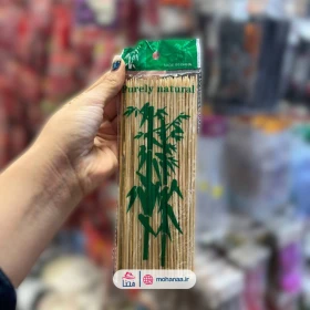 سیخ چوبی بامبو 20 سانت-جستینو