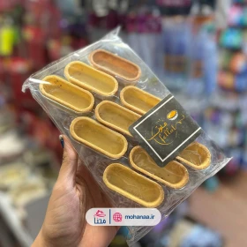 نان تارت شیرین طرح بیضی فلوت