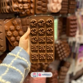 قالب سیلیکونی شکلات طرح حبابی-جستینو