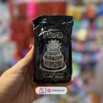 خمیر فوندانت مشکی 200 گرمی فلورا