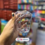 لیوان فانتزی مربع درب دار ( 10 عددی )