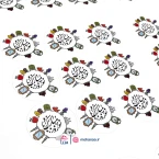 لیبل کاغذی گرد قطر 4 سانت طرح نوروز مبارک