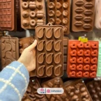 قالب سیلیکونی شکلات طرح ترمه