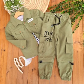 سه تیکه کتان اسپورت طرح آرشام -جستینو