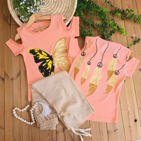 تاپ پروانه با شلوار لنین کارو 