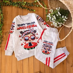 ست ملانژ دختر و هندوانه تک سایز 