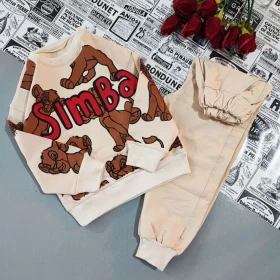 ست آستین بلند سیمبای تکرنگ 