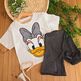 کراپ شلوار اردک کارو 