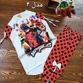 تیشرت ساپورت دختر کفشدوزکی -جستینو