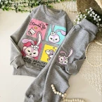 بلوز شلوار چهارخرگوش تکرنگ ملانژ 