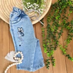 شلوار لی طرح پروانه 