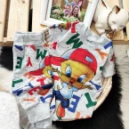 تیشرت شلوارک توییتی ملانژ کلاه رنگی 