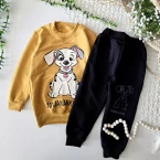 بلوز شلوار 101 سگ خالدار 