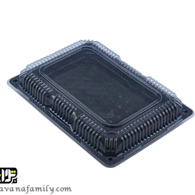 ظرف طلقی باقلوا با ابعاد 16*23 سانتی