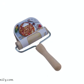وردنه غلطکی چوبی 10 سانت