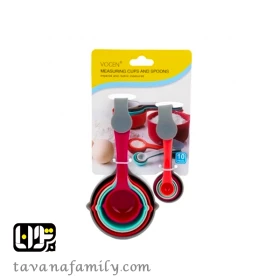 ست پیمانه و قاشق لبه دار-جستینو