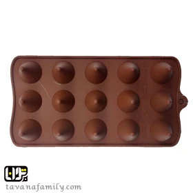 قالب سیلیکونی شکلات مخروطی-جستینو