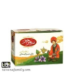 دمنوش چاي سبز و زعفران سحر خيز