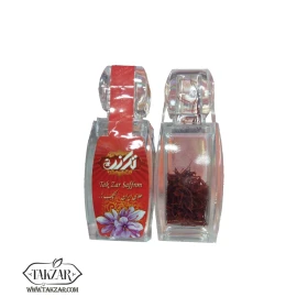 زعفران آذین نقلی نیم گرمی تک زر