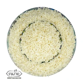 برنجک پفکی سفید بدون روغن