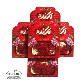 زعفران نیم گرم پاکتی تک زر-جستینو